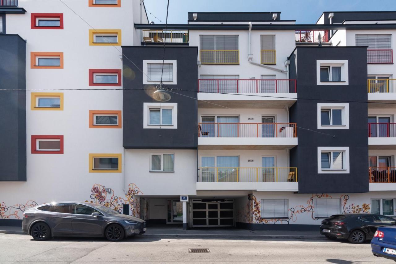 Ruhig, Hell Und Neu Mit Garage Lejlighed Wien Eksteriør billede